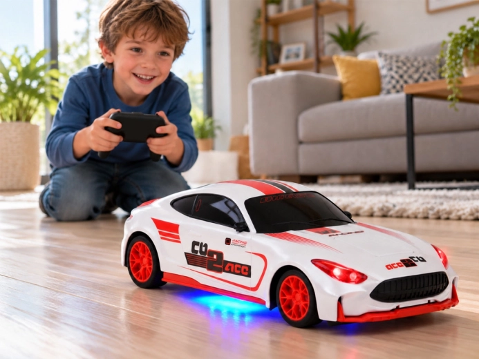 Snel rijden met lichteffect