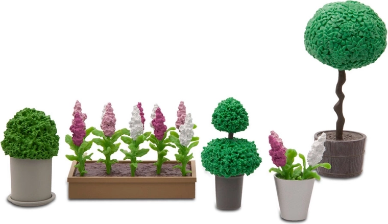 Lundby set bloemen en planten voor het poppenhuis