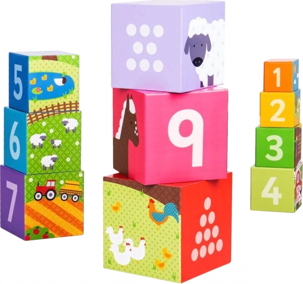 Didactische blokken Boerderij van Bigjigs Toys