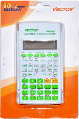 Wetenschappelijke rekenmachine groen‑paars