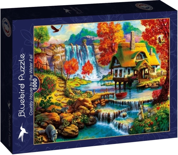 Bluebird puzzel Landhuis bij de waterval 1000 stukjes
