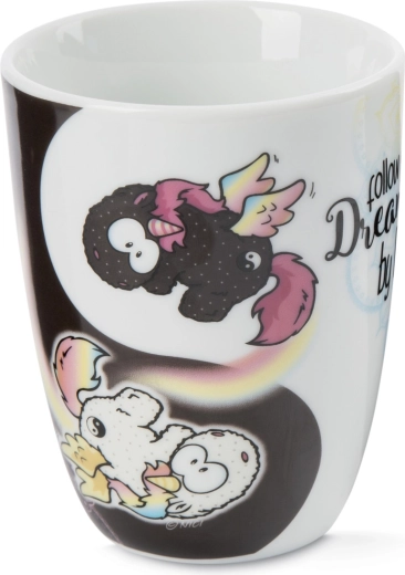 Speels regenboogdesign dat motiveert