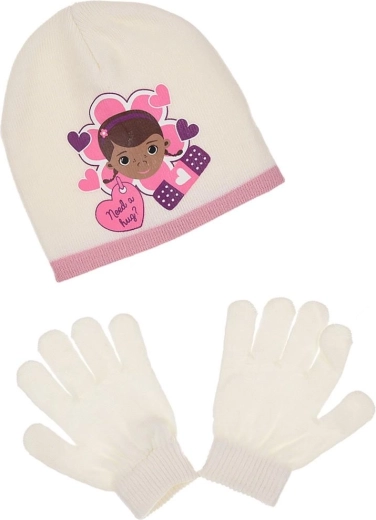Winterset met muts en handschoenen Dokter Pluche