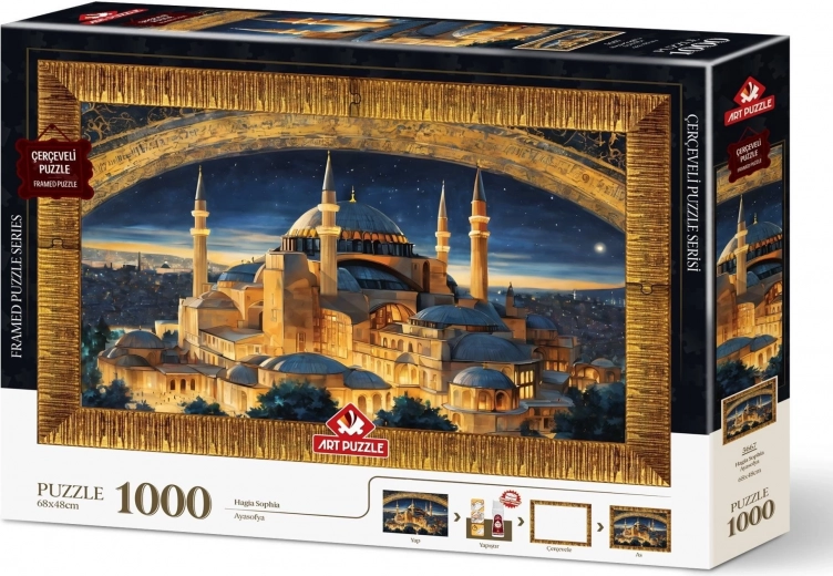 Puzzel met lijst en lijm 3in1 Hagia Sophia 1000 stukjes