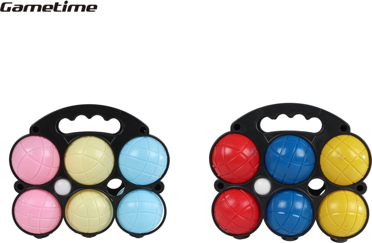 Gametime pétanque set van kunststof voor kinderen en volwassenen