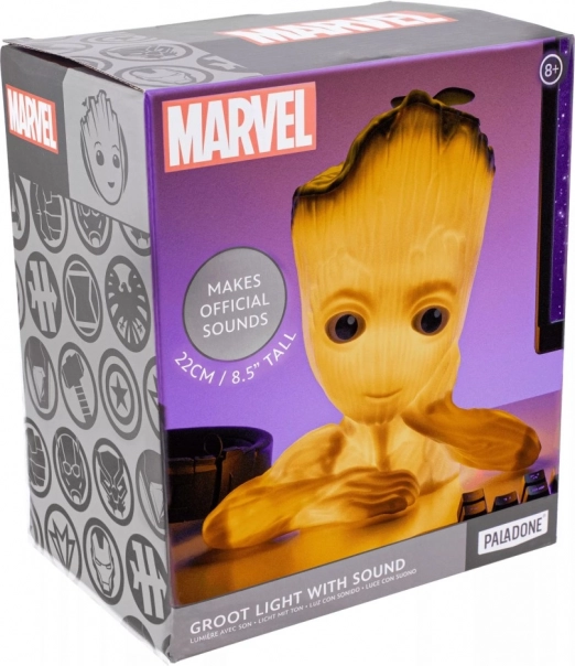 Groot-lamp met geluid