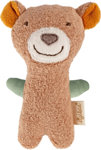 Sigikid eerste knuffeltje: beertje met rammelaar