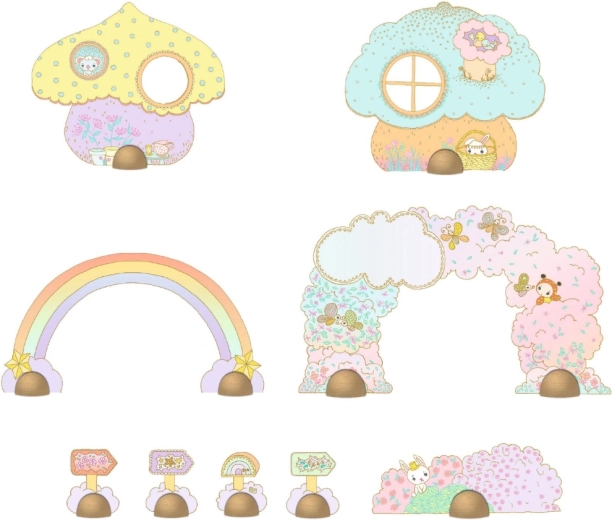 Staande elementen en decoraties voor rollenspel