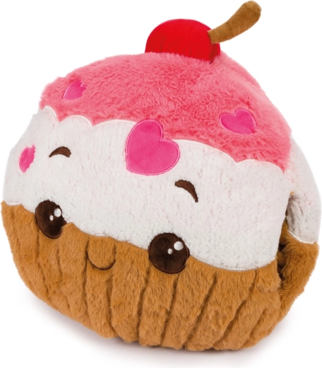 Warme pluchen kussen Cozy Noxxiez taartje 3 in 1