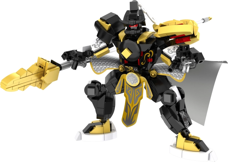 Gedetailleerde mecha-krijger