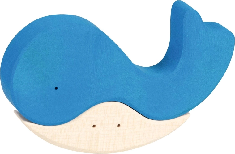 Houten puzzel When the whale found a friend - 1 stuk