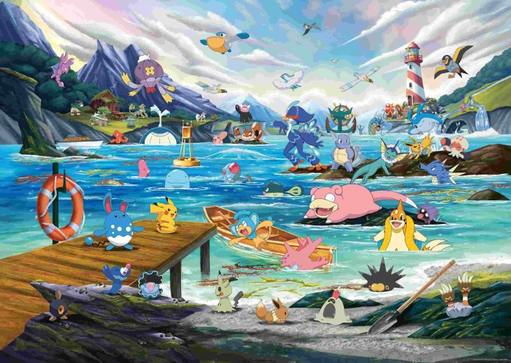 Ravensburger Pokémon Breakout 3-puzzel, 1000 stukjes