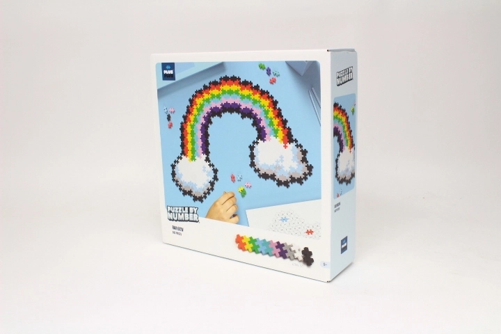 Plus-Plus Puzzle by Number regenboog 500 onderdelen