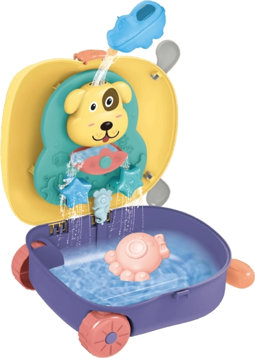 Waterpret met roterende elementen