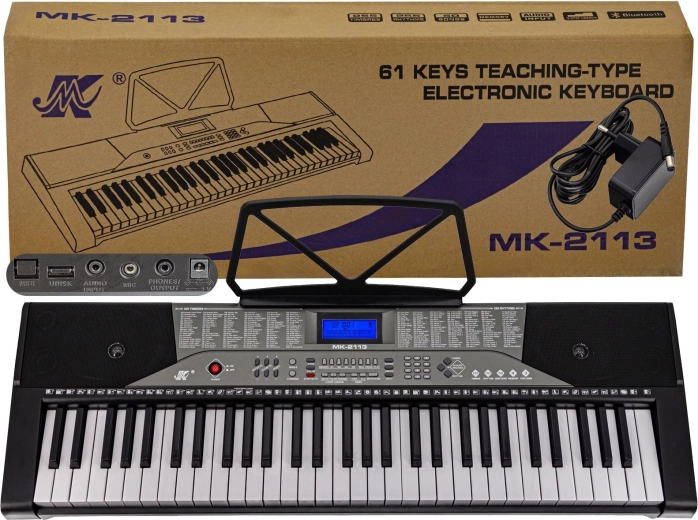 Keyboard MK-2113 met 61 toetsen en netadapter