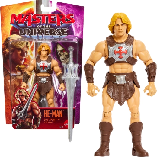 He-Man Masters of the Universe-figuur 14 cm met zwaard