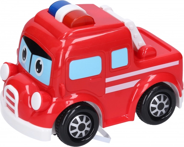 Brandweerauto met effecten 15 cm