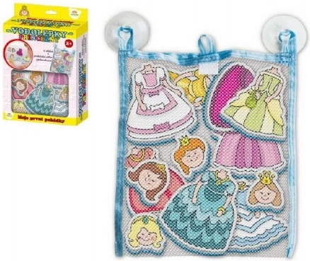 Waterschuimstickers Mijn eerste sprookjes - Prinsessen schuimset met netje
