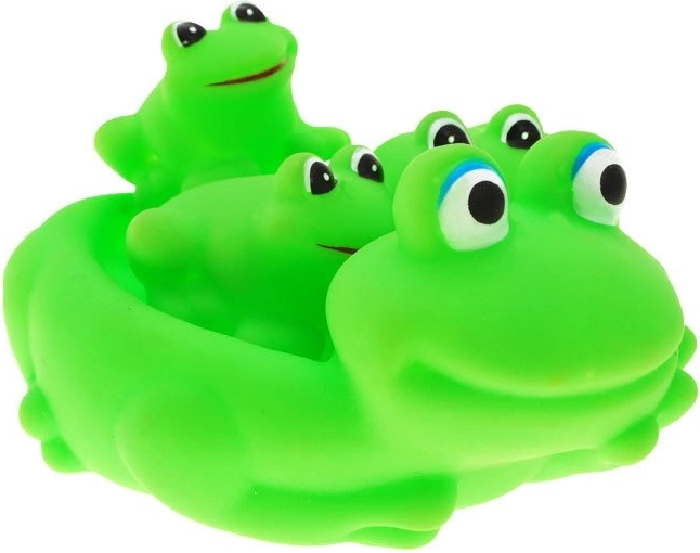 Set van 4 kikkers voor bad en zwembad