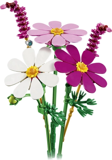 Bloemenboeket van LEGO-steentjes
