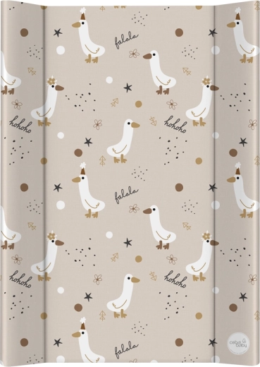 Ceba Baby zachte aankleedkussen met 2 zijkanten 50 × 70 cm Basic Crazy Ducks