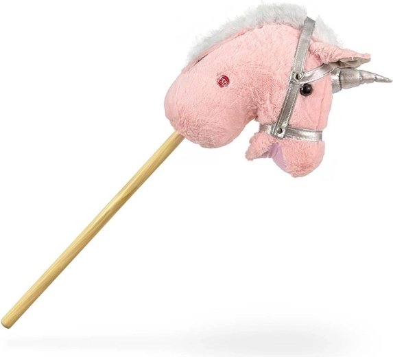 Zachte pluche en stevige houten stok