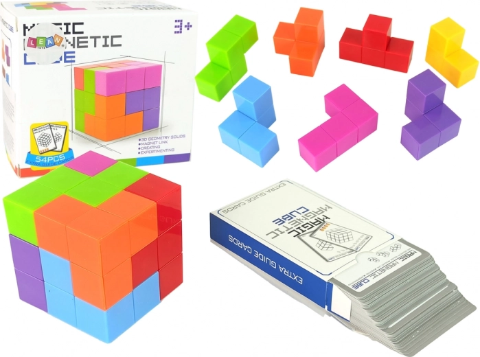 Magnetische bouwkubus – 7 delen