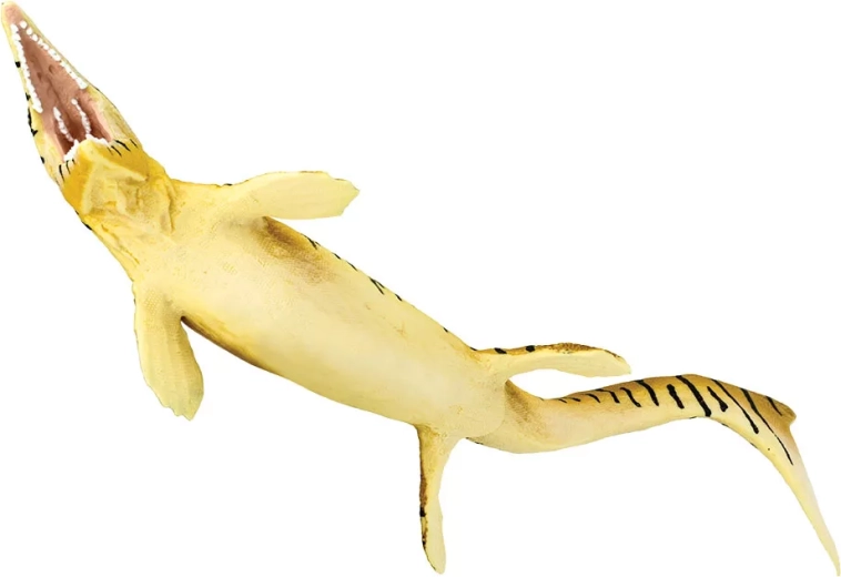 Realistische figuur van een prehistorisch zeereptiel