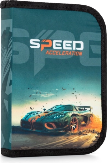 Školní etui met één laag met auto-motief Oxybag