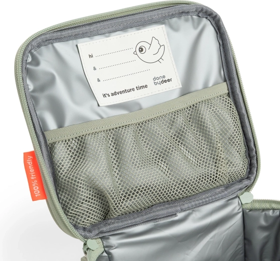 Done by Deer kleine geïsoleerde lunchtas Tiny trails, groen, 2,8 l
