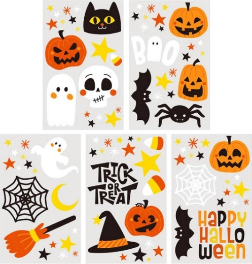 Set afwasbare Halloween-tatoeages