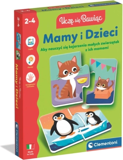 Educatief prenten­spel – Moeders en hun jongen
