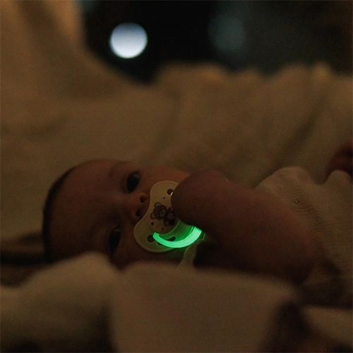 Nachtelijke rust met lichtgevende greep