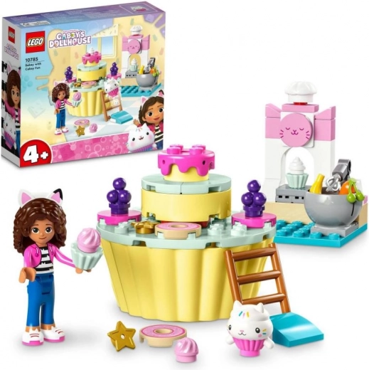 LEGO Gabby's Katten Speelhuis: taart bakken met katje Cucky