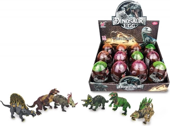Dinosaurusei met figuurtje