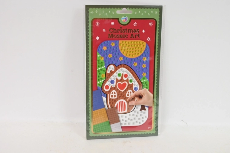 CCG kerstmozaïek A5 peperkoekhuisje