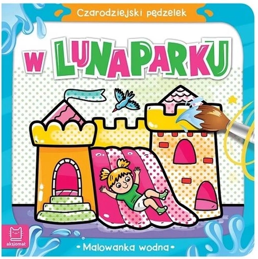Magische waterkleurplaten in het lunapark