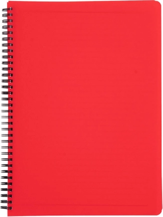Spiraalblok A4 Classic rood