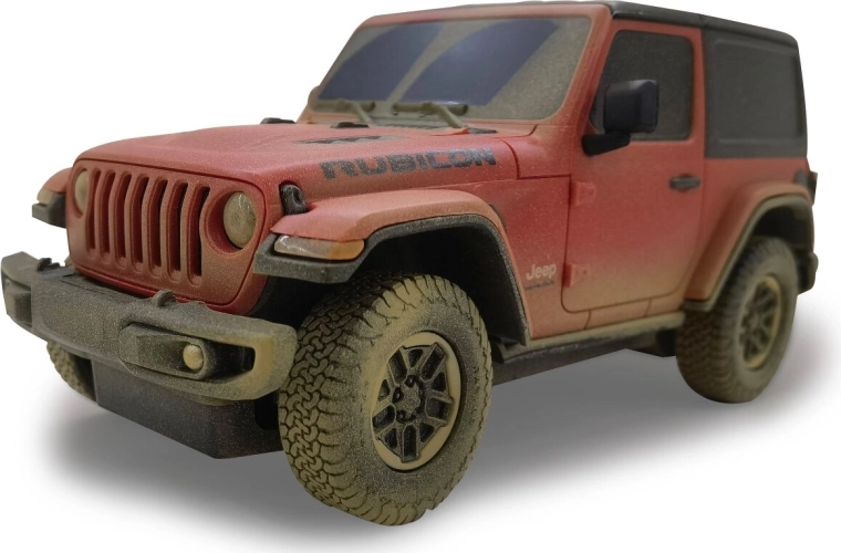 Realistisch uiterlijk van de Jeep Wrangler Rubicon