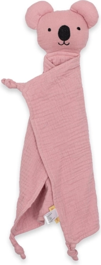 Mousseline knuffeldoekje New Baby koala roze