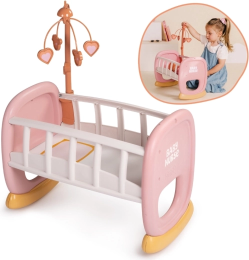 Smoby Baby Nurse wieg met mobiel