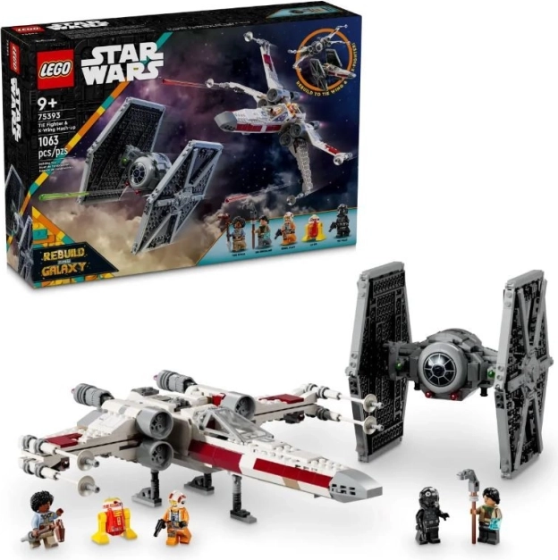 lego star wars hybride tie fighter en x-wing