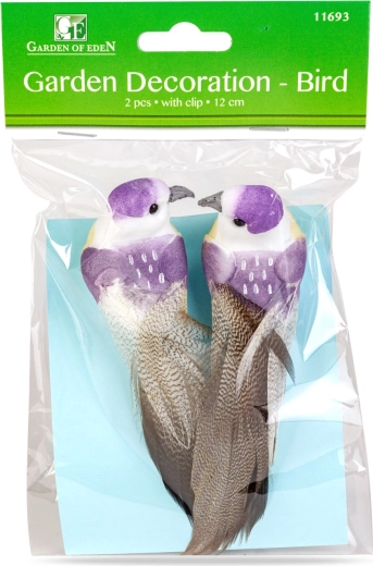 Twee vogeltjes in de verpakking
