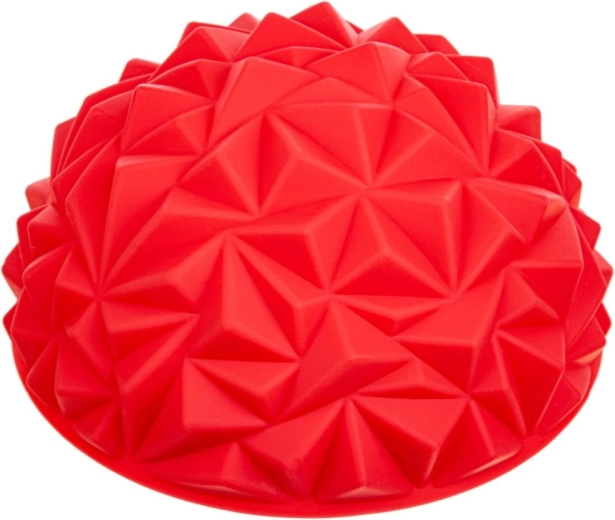 Sensorische massage-halfrond rood – diamanttextuur