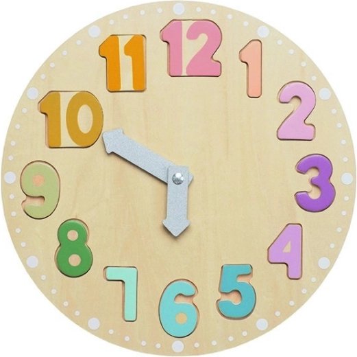 Jabadabado houten puzzelklok voor kinderen