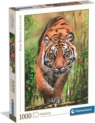 Clementoni puzzel 1000 stukjes High Quality Collection The Hunter’s Path – tijger