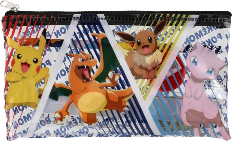 Doorzichtig etui met ritssluiting
