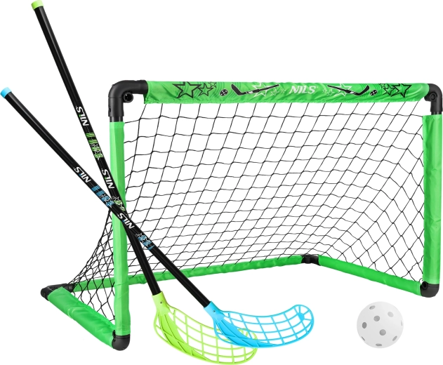 Set floorbaldoel met 2 sticks en bal NILS BRH2521