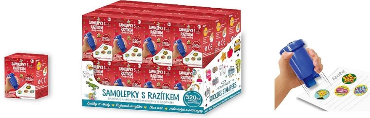 Stickers met stempel CONCORDE Terug naar school – set van 320 stuks