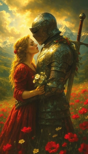 Puzzel Laatste omhelzing voor de strijd 1000 stukjes